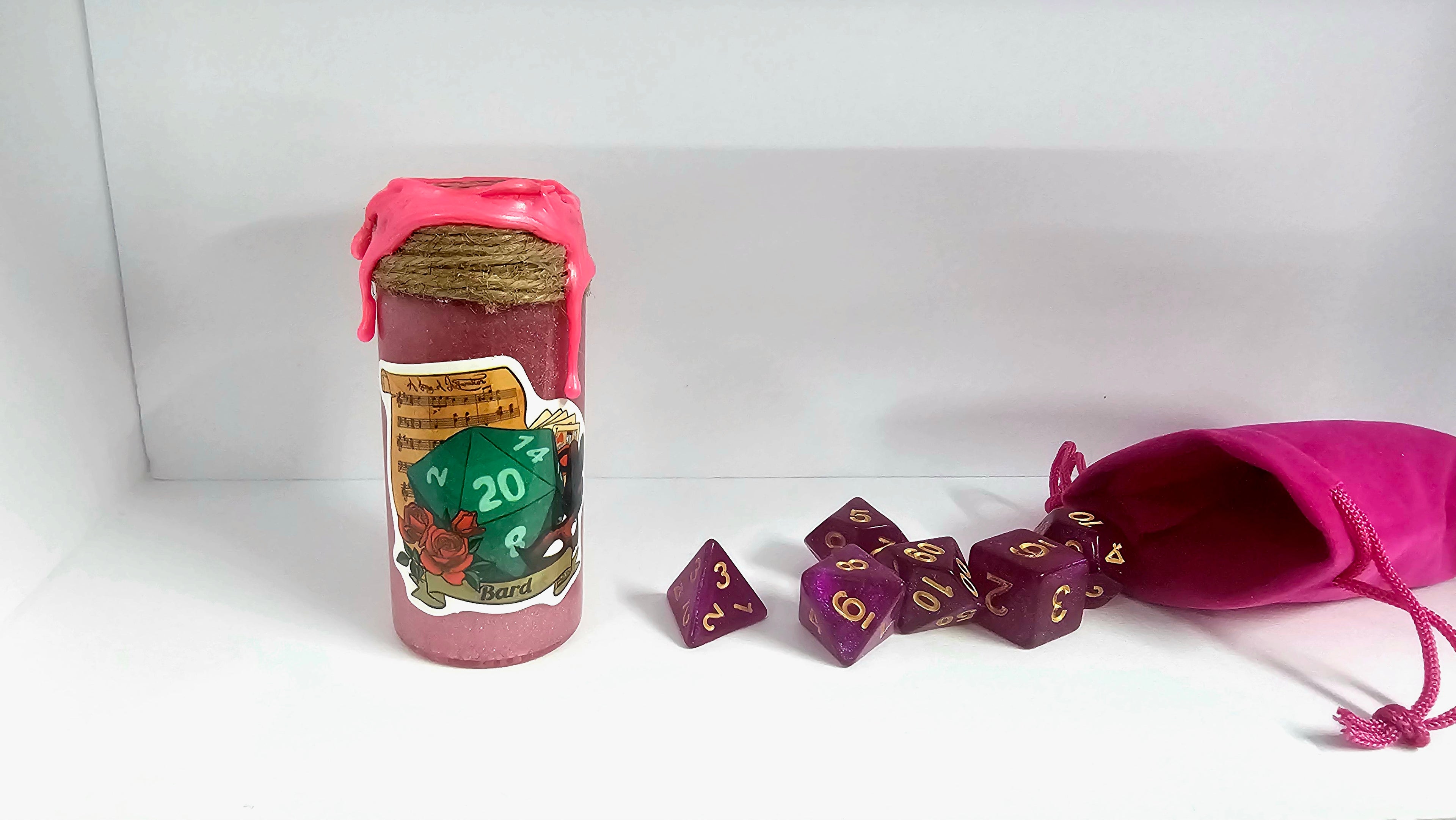 Dice Potion, Class w/ dice/bag
