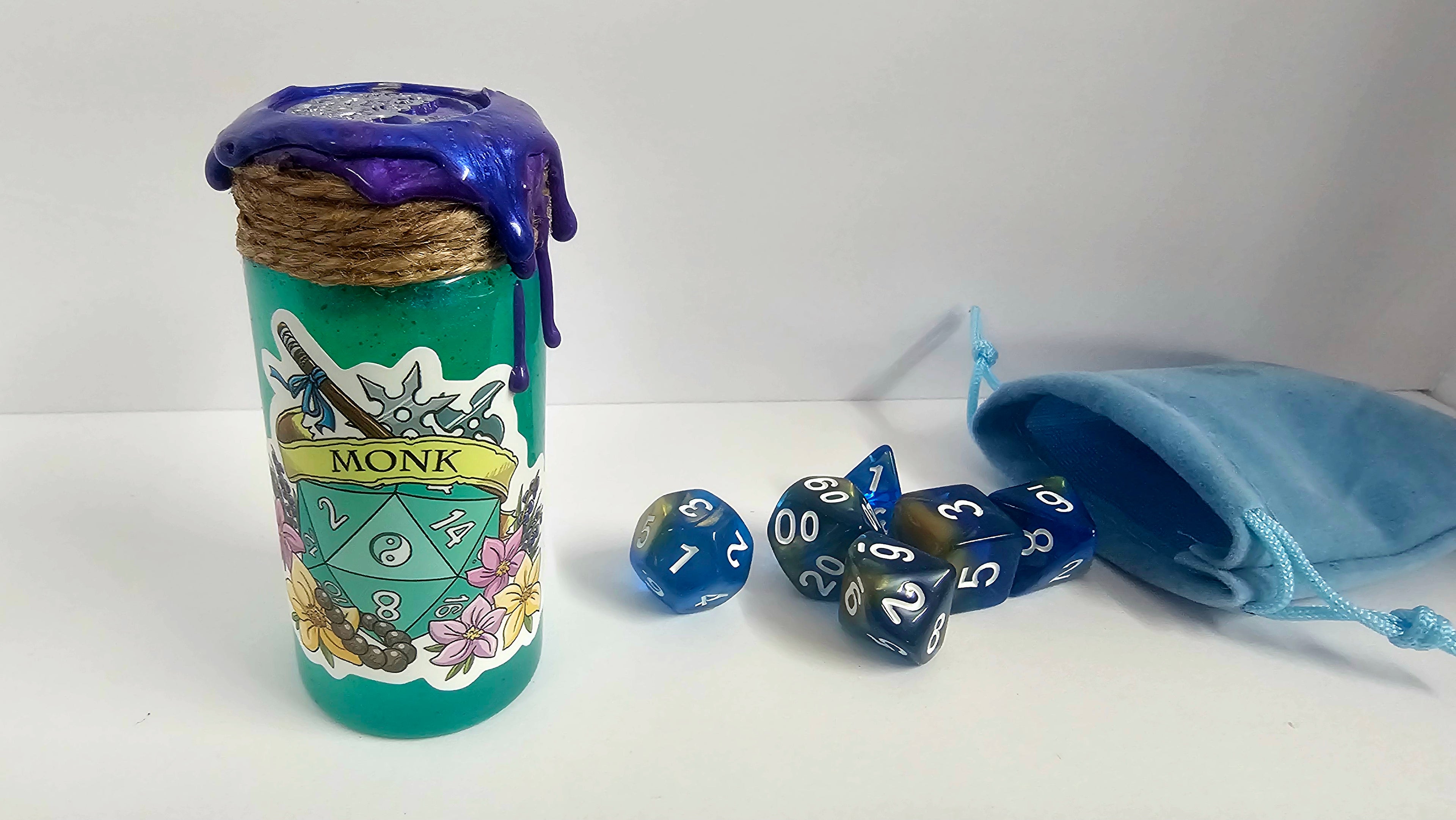 Dice Potion, Class w/ dice/bag