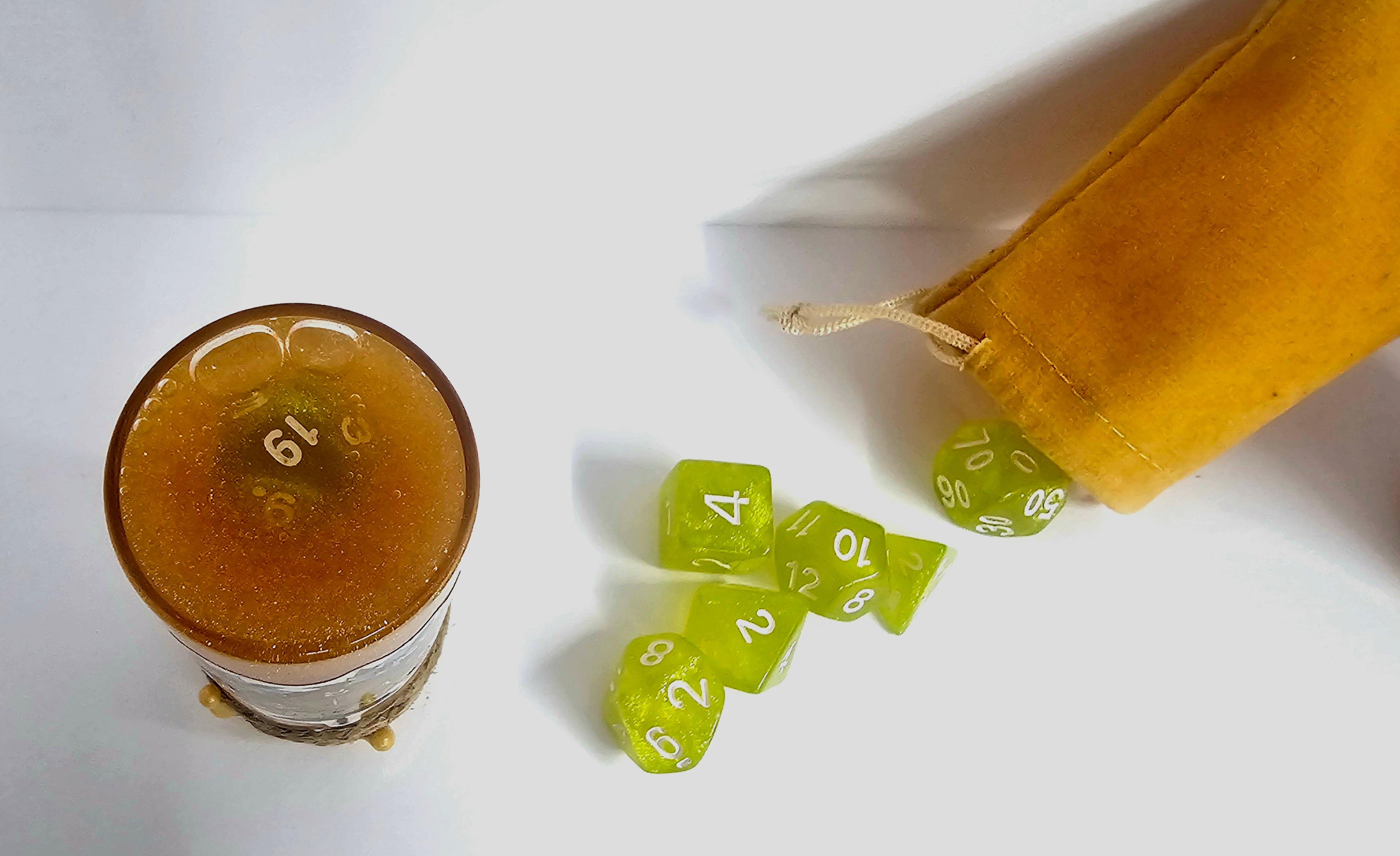 Dice Potion, Class w/ dice/bag